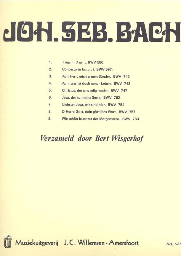 Fuge D BWV580 - Concert Es BWV597